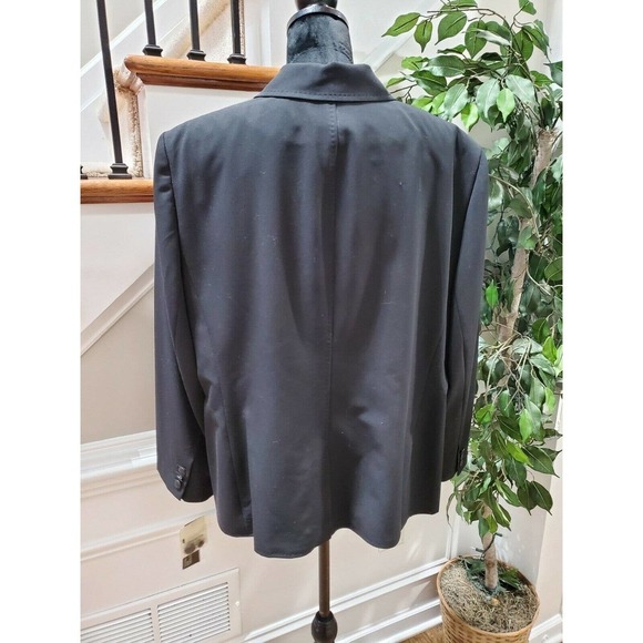Jones Newyork Womens Black Polyester Two Buttons Single Breasted Blazer Size 22W - Picture 5 of 11